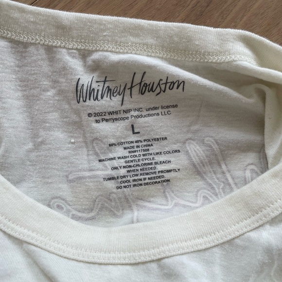 Whitney Houston concert tee- Target- size L - Picture 3 of 3